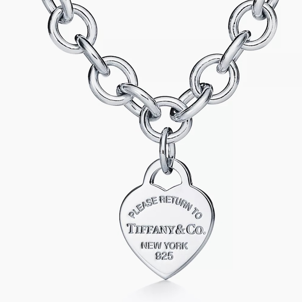 Tiffany & Co Return to Tiffany Heart Tag Chain Link Necklace